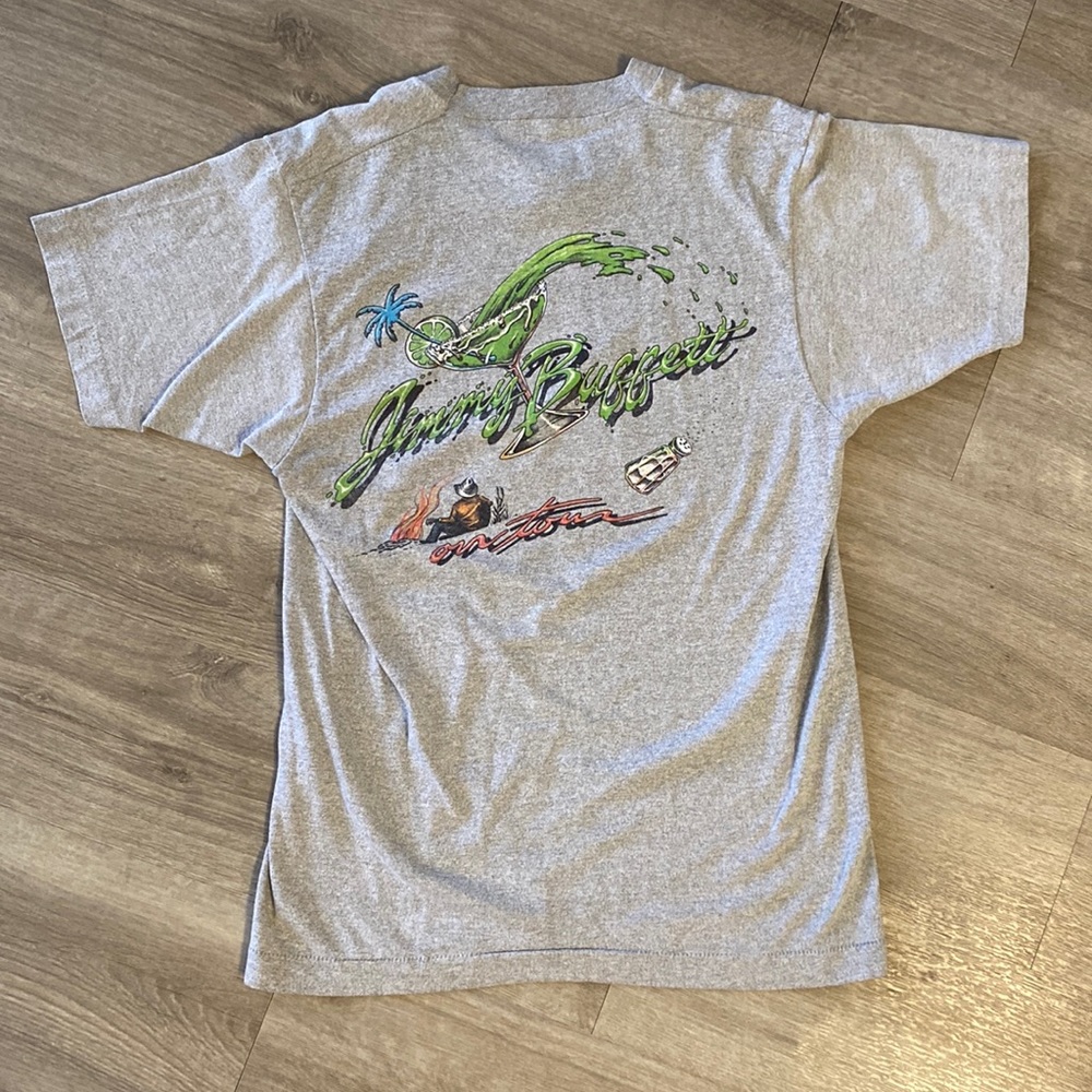 Vintage 80's Jimmy Buffett Last Mango In Paris Parrot Head Concert Tour T Shirt